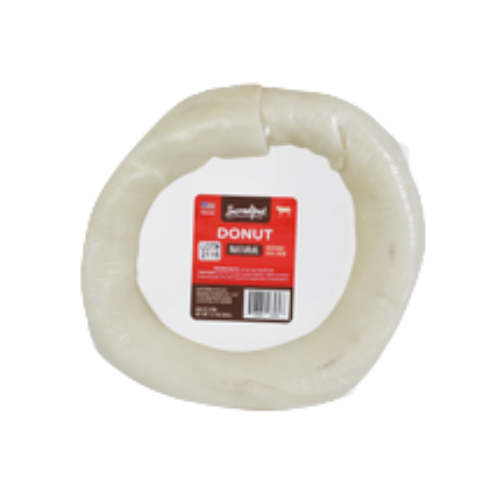 Incredipet Natural USA Beefhide Donut Dog Chew