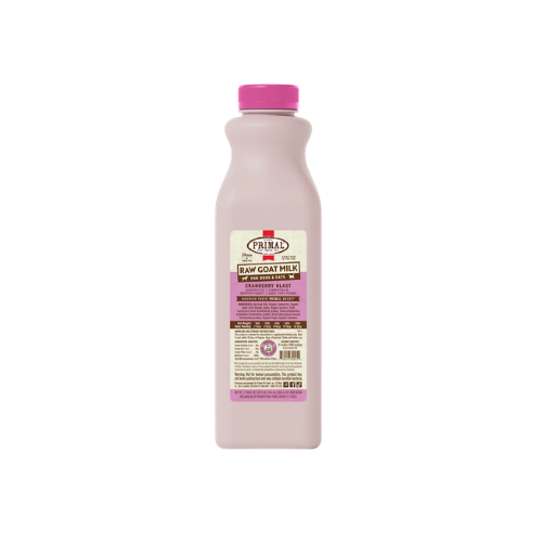 Primal Raw Frozen Cranberry Goat Milk 32 oz
