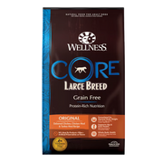 Wellness Core Large Breed Original Deboned Chicken, Chicken Meal, & Turkey Meal Recipe Grain-Free Dry Dog Food 24 lb