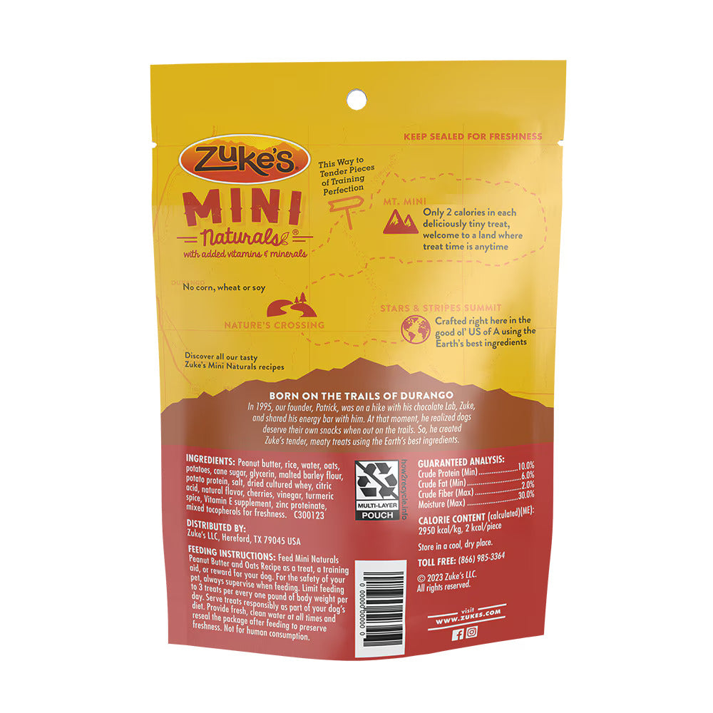 Zuke's Mini Naturals Peanut Butter Dog Treats