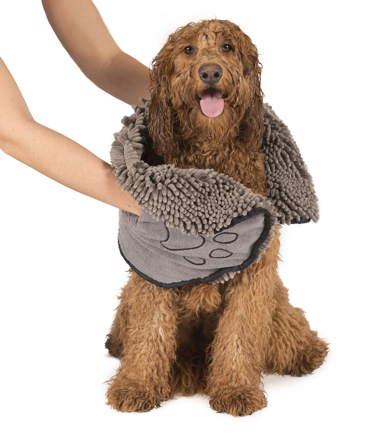 Dog Gone Smart Dirty Dog Shammy Towel, Grey