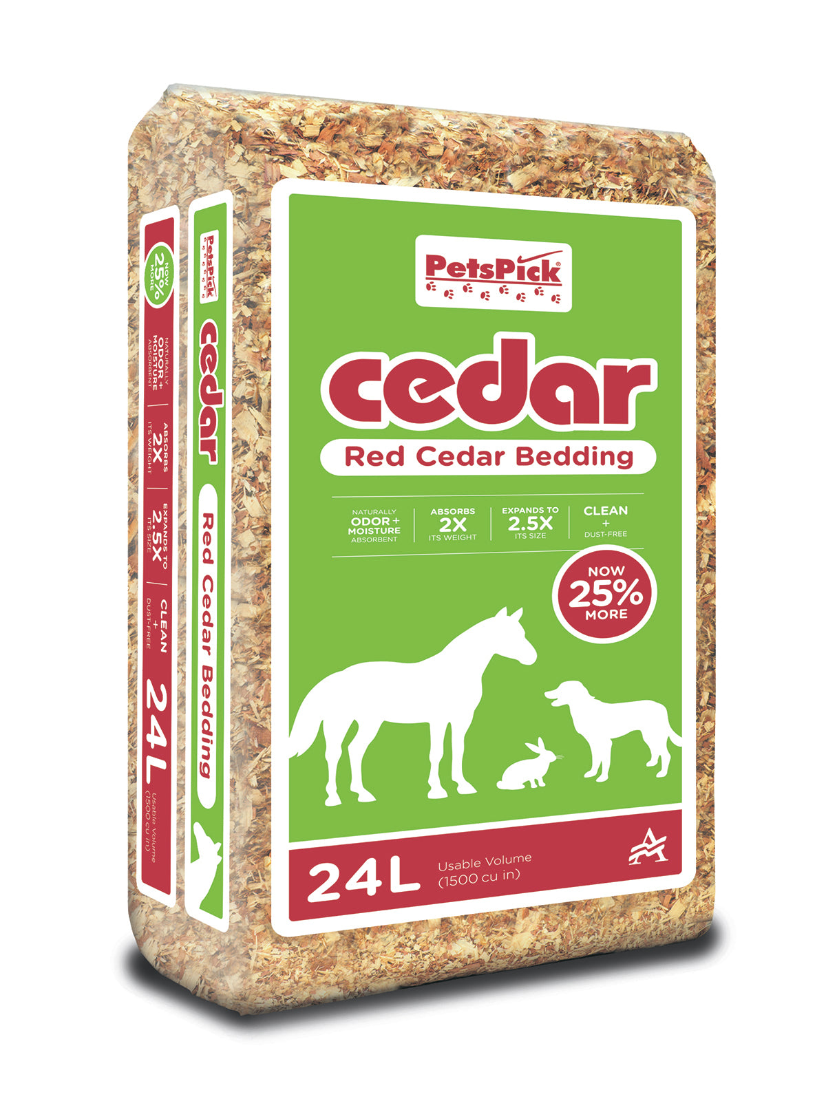 Pets Pick Pets Pick Red Cedar Pet Bedding 24 L
