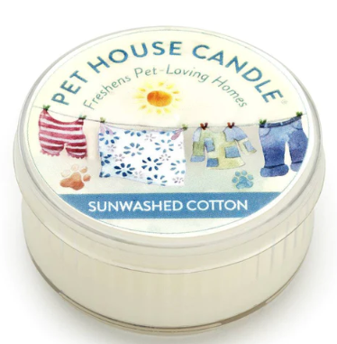 Pet House Sunwashed Cotton Mini Candle 1.5 oz