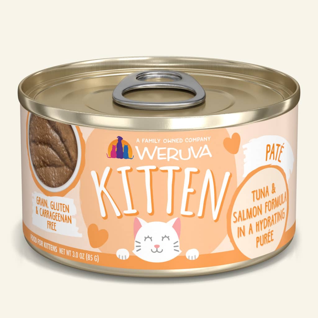 Weruva Tuna & Salmon Formula in a Hydrating Puree Canned Kitten Food
