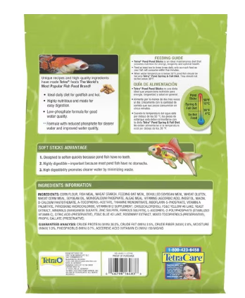 Tetra Pond Sticks Goldfish & Koi Fish Food 1.72 lb