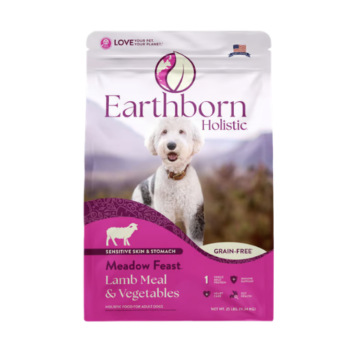 Earthborn Holistic Meadow Feast Lamb Meal & Vegetables Grain-Free Dry Dog Food