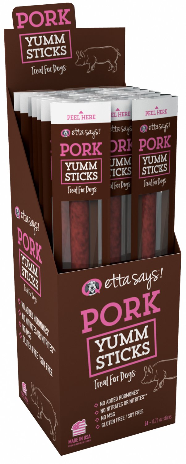 Etta Says! Pork Yumm Sticks for Dogs