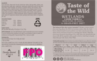 Taste Of The Wild Wetlands Grain-Free Canned Dog Food