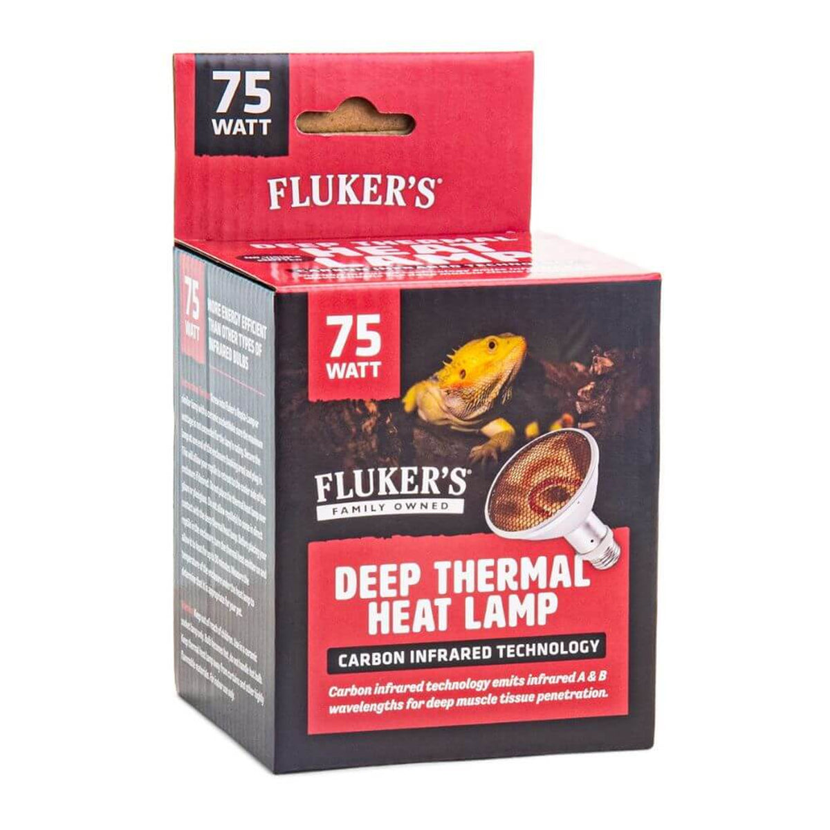 Fluker's Deep Thermal Reptile Heat Lamp 75 watt