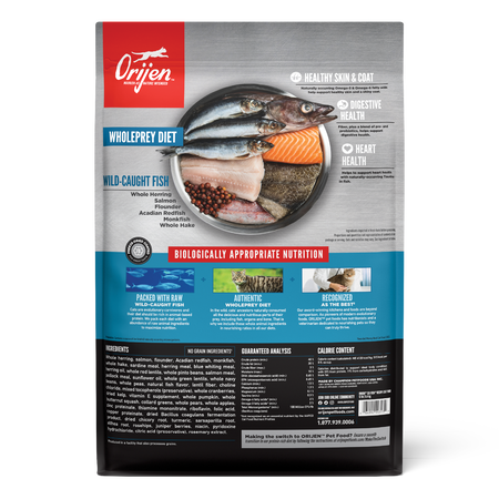 Orijen Six Fish Biologically Appropriate Grain-Free Dry Cat Food