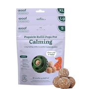 Woof Pupsicle Pops Refills for Calming Lickable Dog Treats