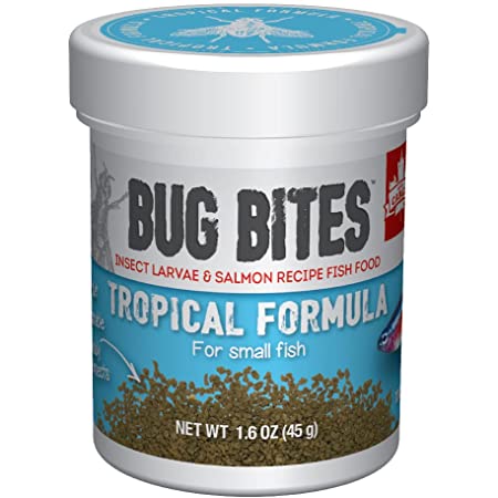Fluval Bug Bites Granules Small Tropical Fish Food 1.6 oz