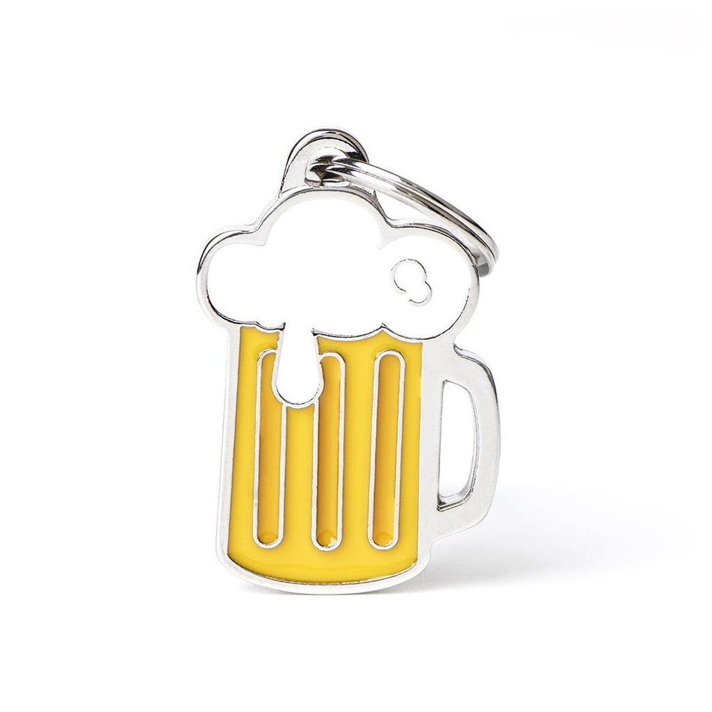 Myfamily Food Beer Pet Identification Tag