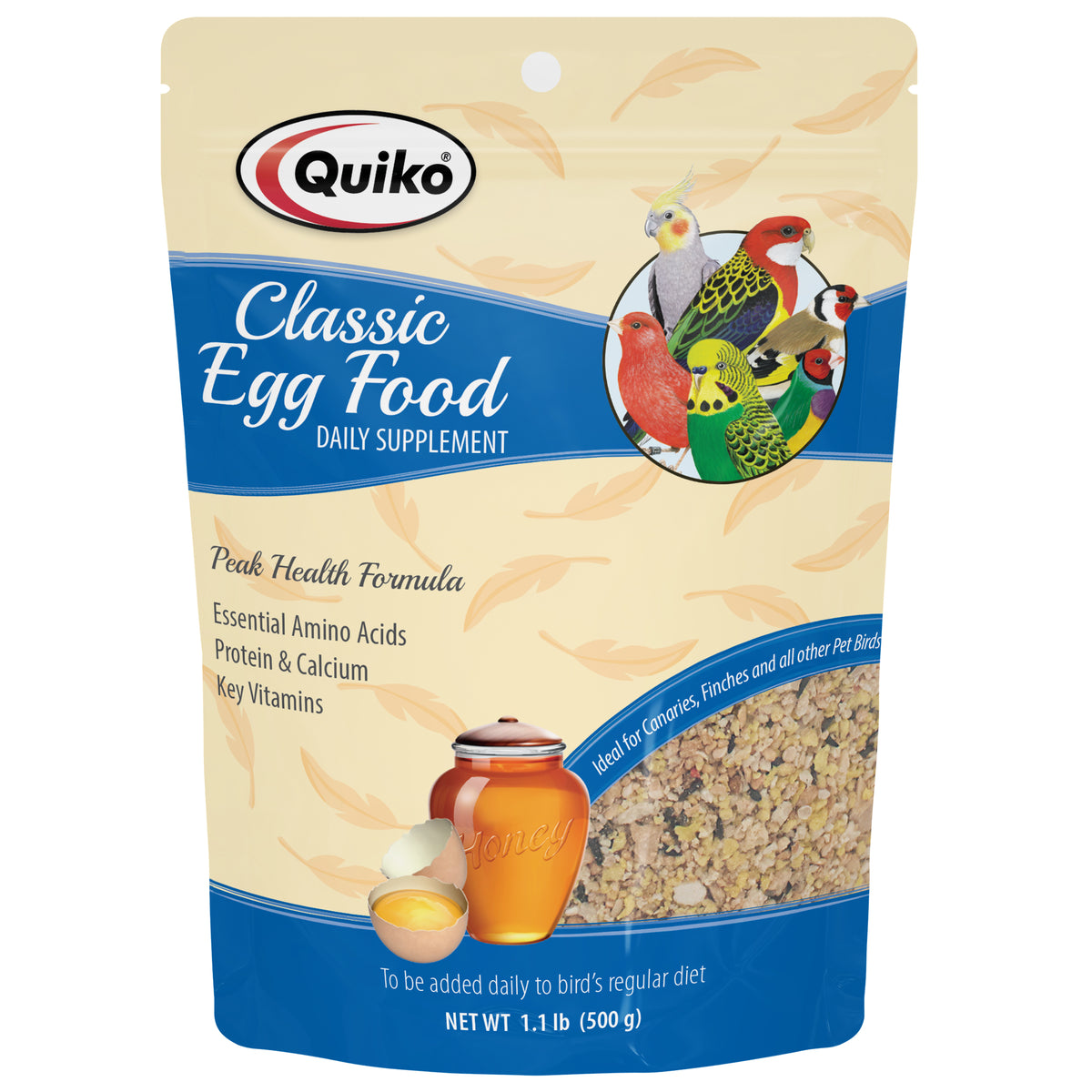 Sunseed Quiko Classic Egg Food for Birds 1.1 lb