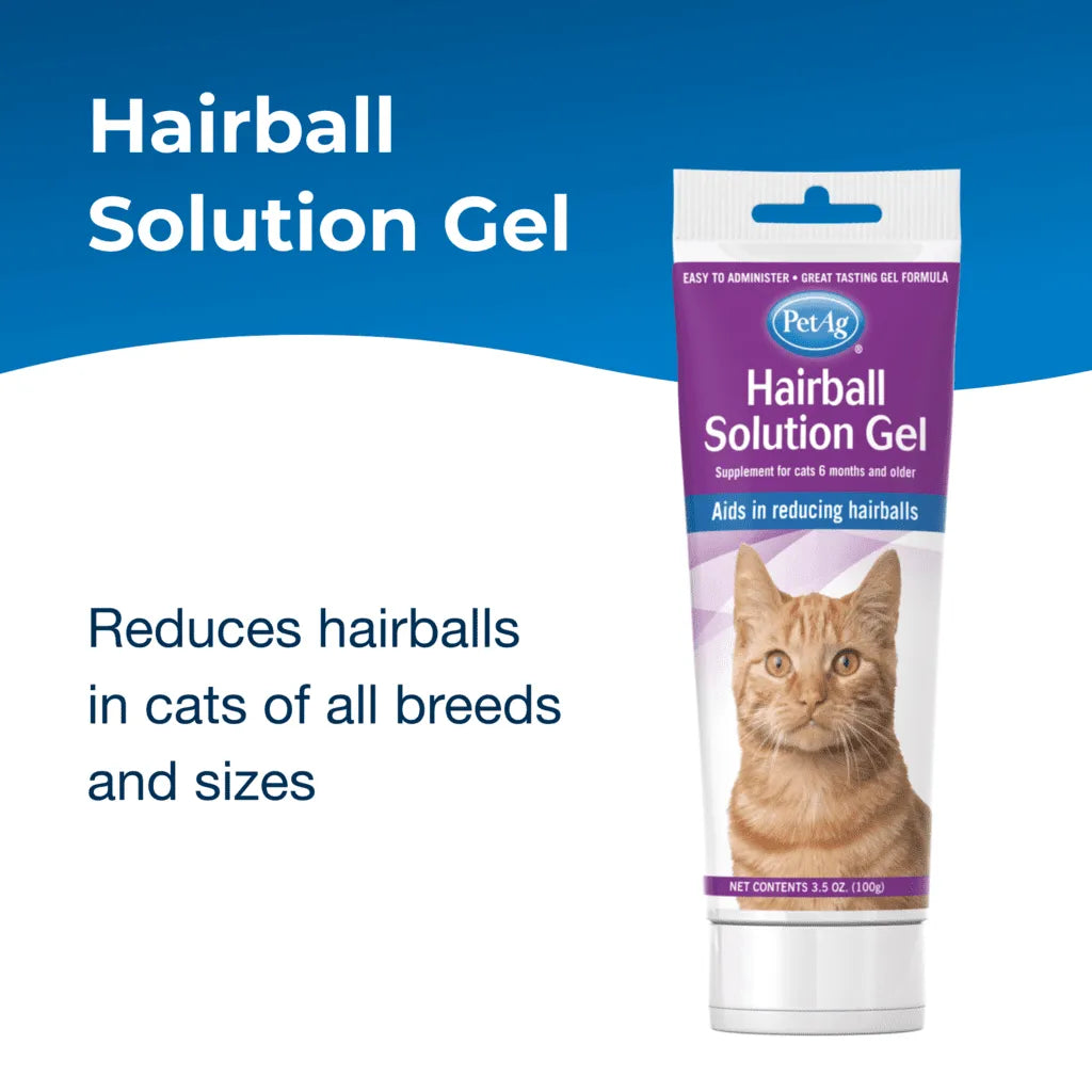 Petag Hairball Solution Gel Supplement for Cats