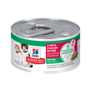 Hill's Science Diet Kitten Liver & Chicken Entree Canned Cat Food