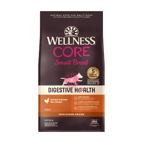 Wellness Core Digestive Health Small Breed Chicken & Brown Rice Recipe Dry Dog Food