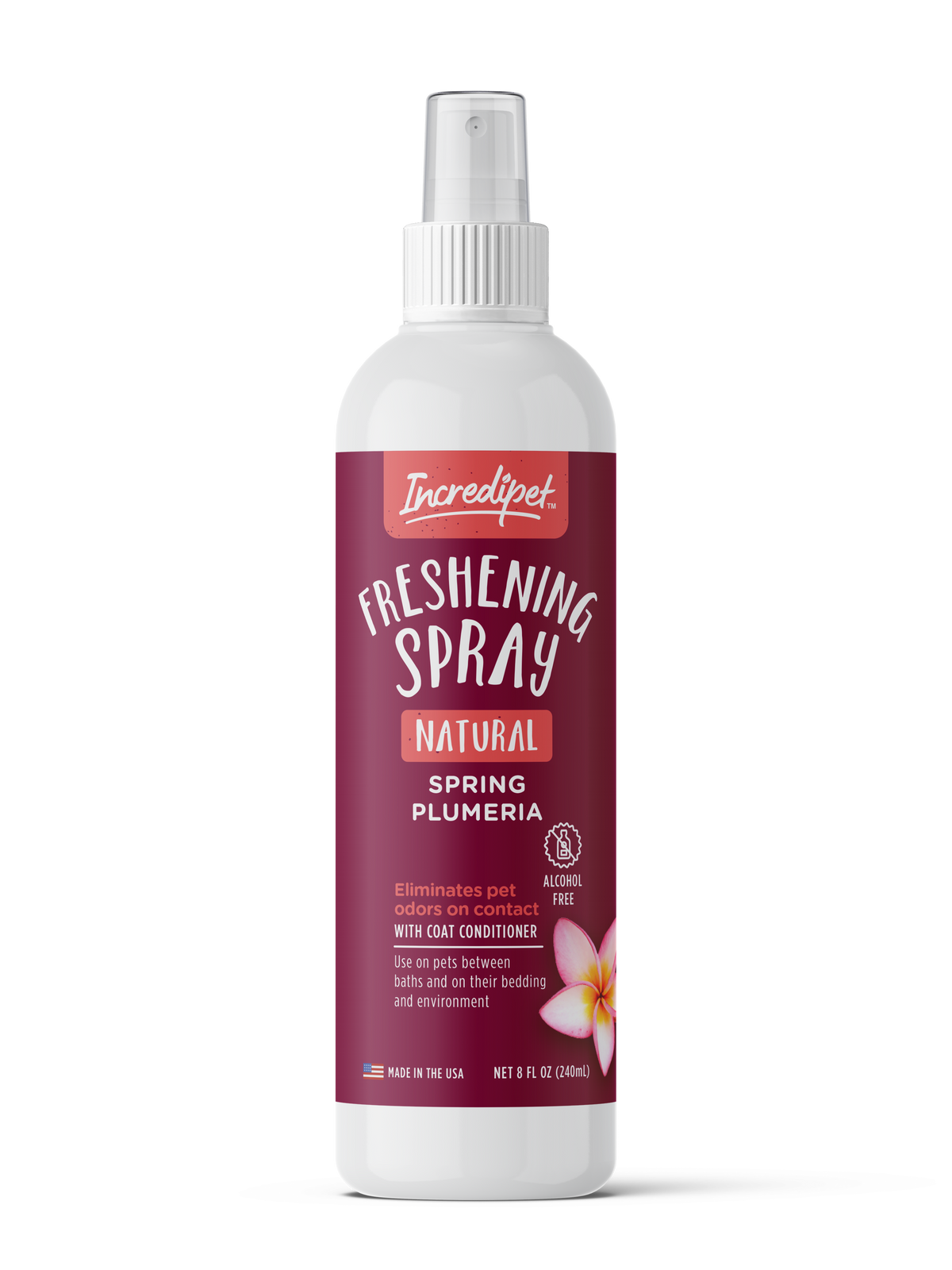 Incredipet Fresh Spray Plumeria 8 oz