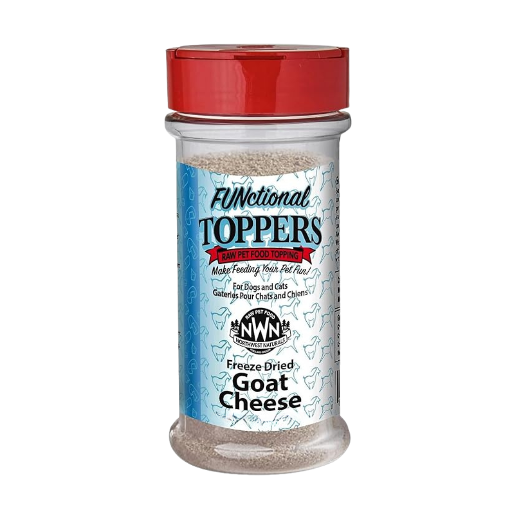 Northwest Naturals FUNctional Freeze-Dried Goat Cheese Cat & Dog Food Topper 4.5 oz