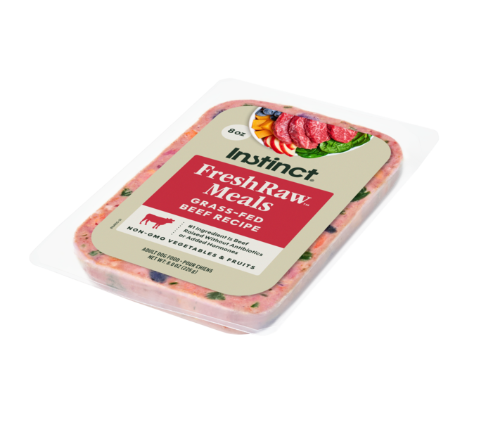 Instinct FreshRaw Meals Grass-Fed Beef Recipe Adult Dog Food 8 oz