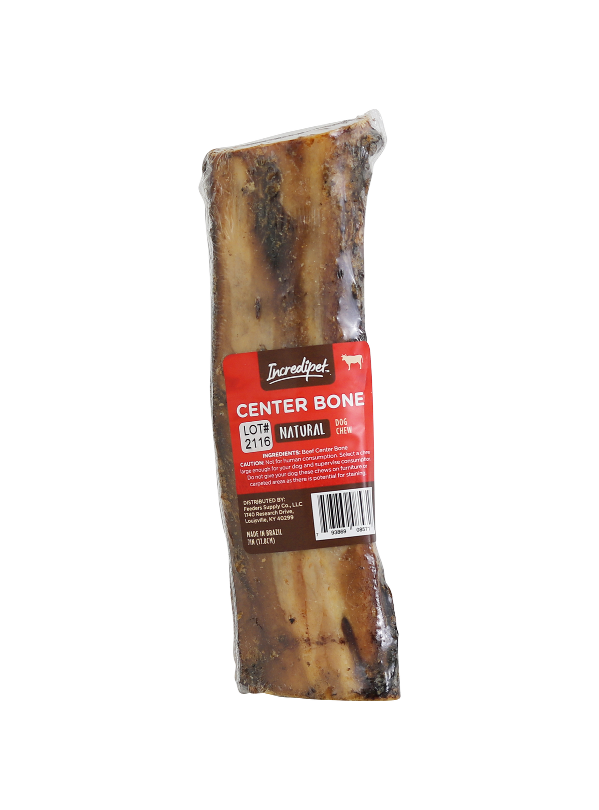 Incredipet 7 in Beef Center Bone Dog Chew