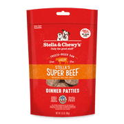 Stella & Chewy's Raw Super Beef Dinner Patties Grain-Free Freeze-Dried Dog Food