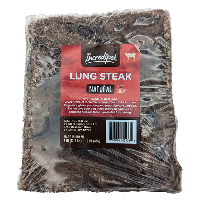 Incredipet Beef Lung Steak Dog Chew
