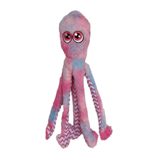 Petlou Octopus Pink Tie Dye Dog Toy 16 in