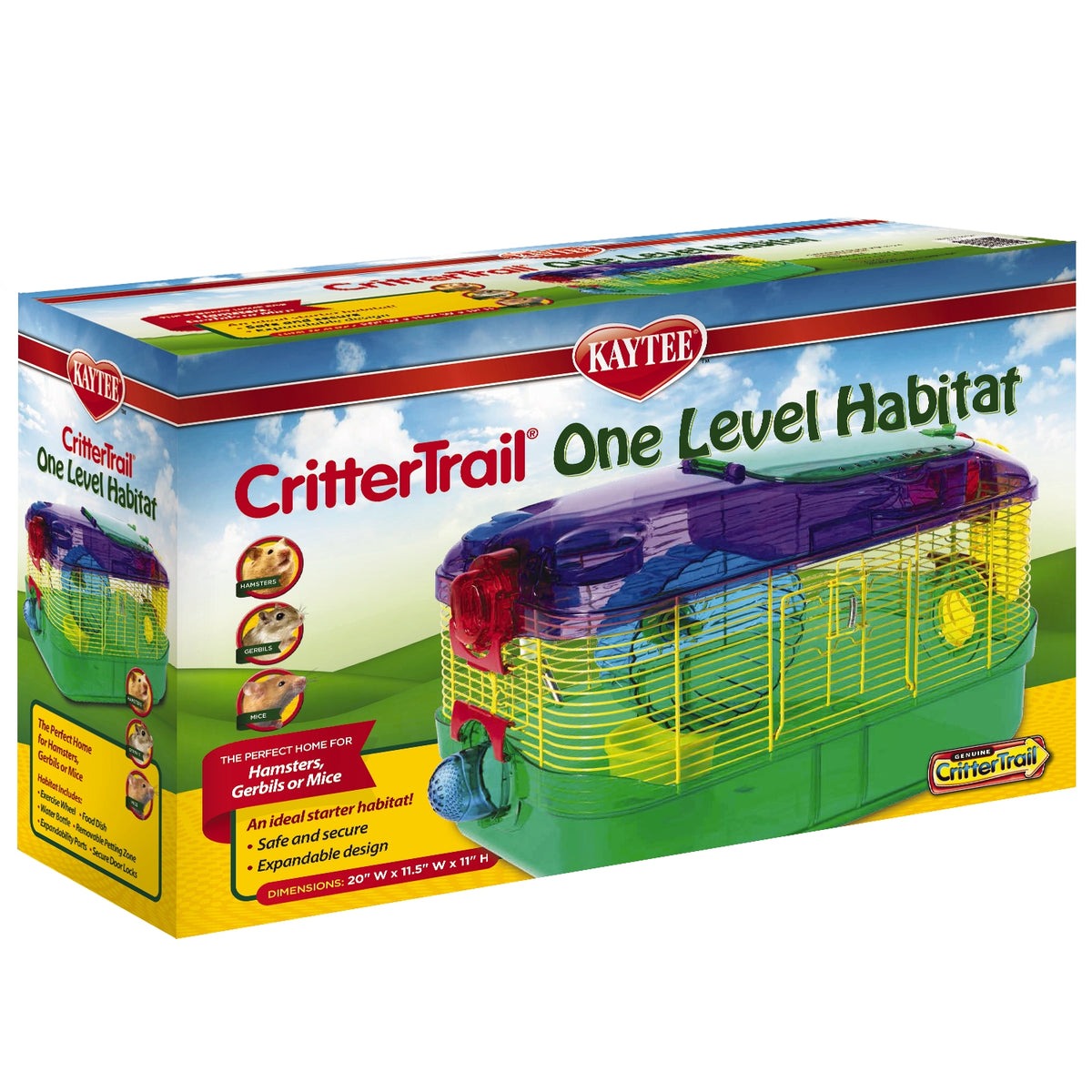 Kaytee CritterTrail One-Level Habitat Small Animal Home