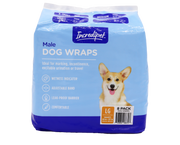 Incredipet Large Disposable Male Dog Wraps 8 pk