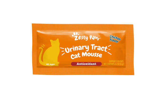 Zesty Paws Urinary Tract Cat Mousse Antioxidant Support for Cats 14 ct