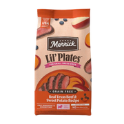 Merrick Lil' Plates Small Breed Adult Grain-Free Real Texas Beef & Sweet Potato Recipe Dry Dog Food
