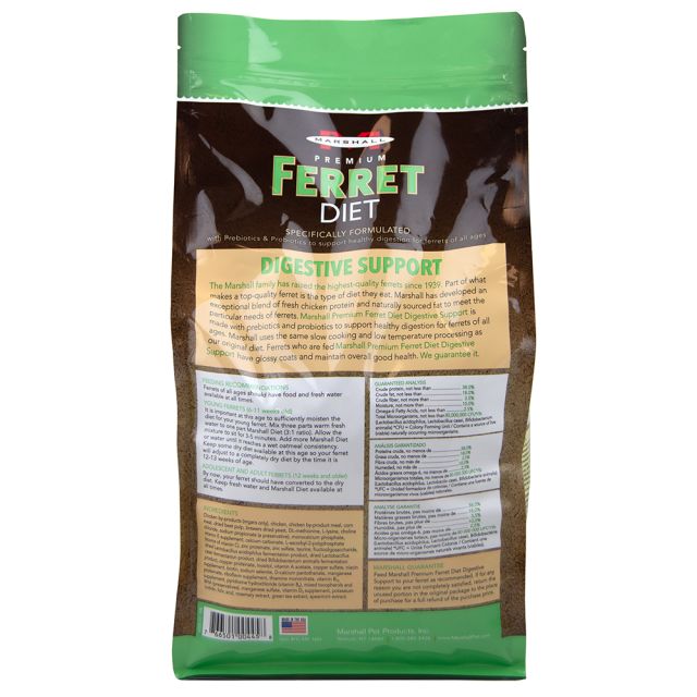 Marshall Digestive Support Premium Ferret Diet 4 lb