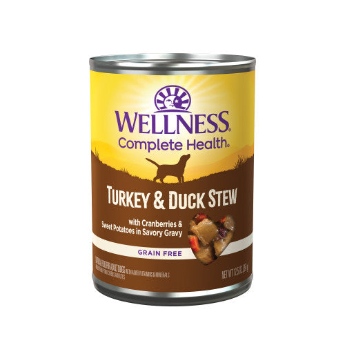 Wellness Turkey & Duck Stew With Sweet Potatoes & Cranberries Grain-Free Canned Dog Food