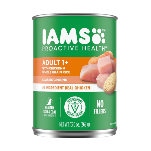 Iams Proactive Health Adult With Chicken & Rice Pate Canned Dog Food