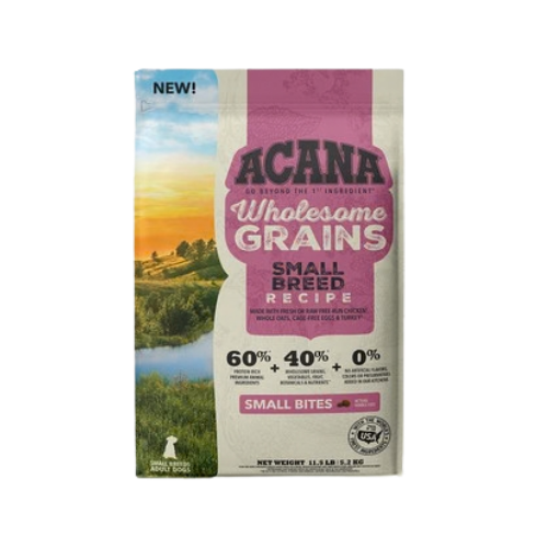 Acana Wholesome Grains Small Breed Recipe Dry Dog Food