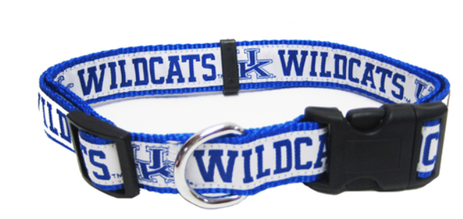 Pets First University of Kentucky Adjustable Dog Collar
