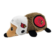 Pets First Louisville Cardinals Plush Hedgehog Dog Toy