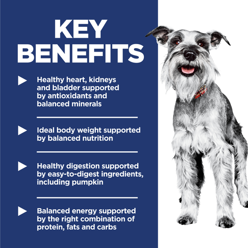 Hill's Science Diet Senior 7+ Small & Mini Chicken & Brown Rice Recipe Dry Dog Food 4.5 lb