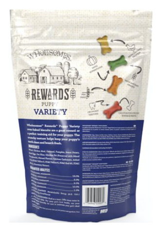 Wholesomes Rewards Puppy Variety Biscuits 2 lb