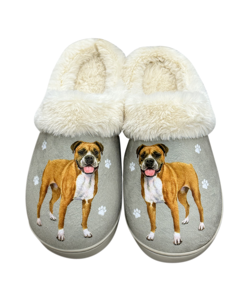 E & S Imports Boxer Snugg Slippers
