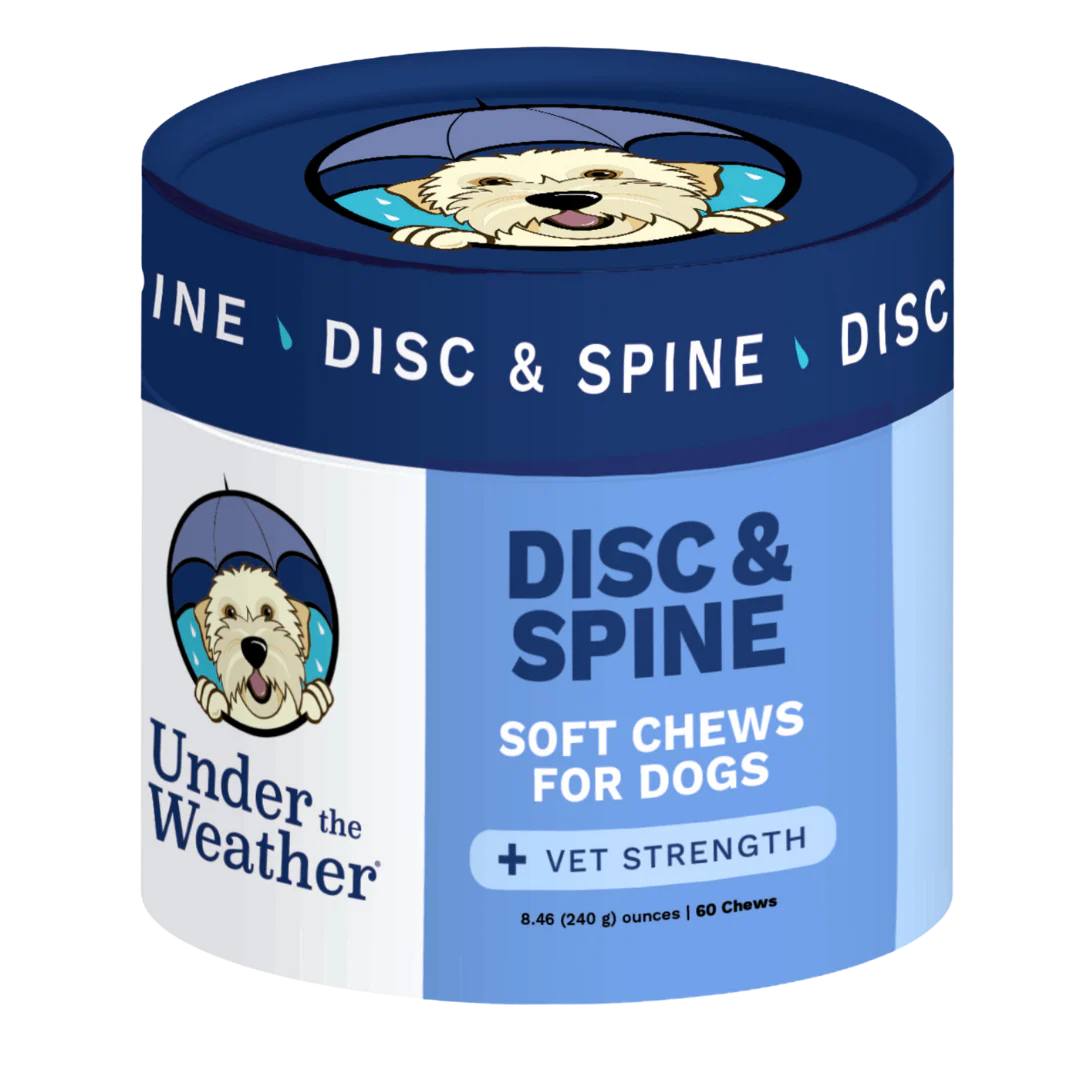 Under The Weather Disc & Spine Soft Chews for Dogs 60 ct