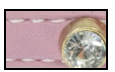 Coastal Pet Products Li'l Pals Posh B'Dazzled Jeweled Dog Leash-Lilac 3/8 in x 6 ft