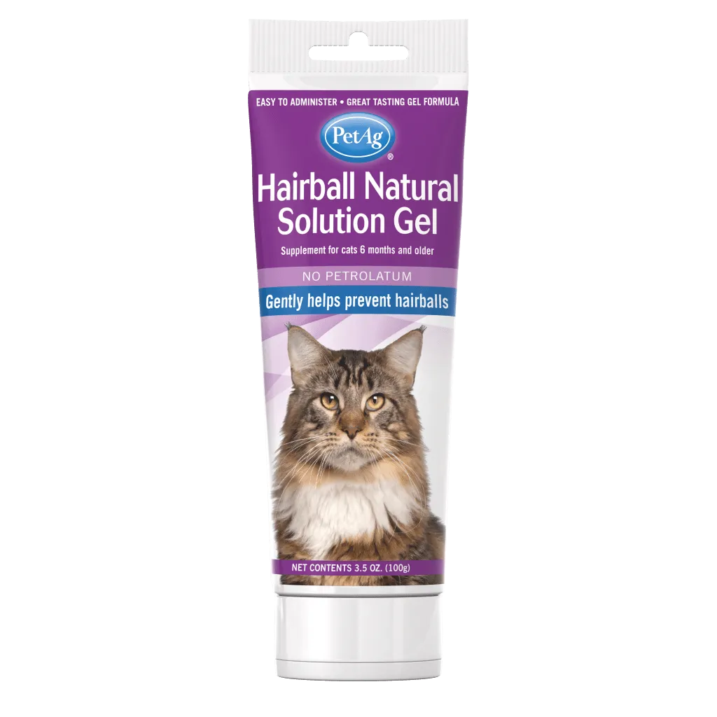 Petag Hairball Natural Solution Gel Supplement for Cats