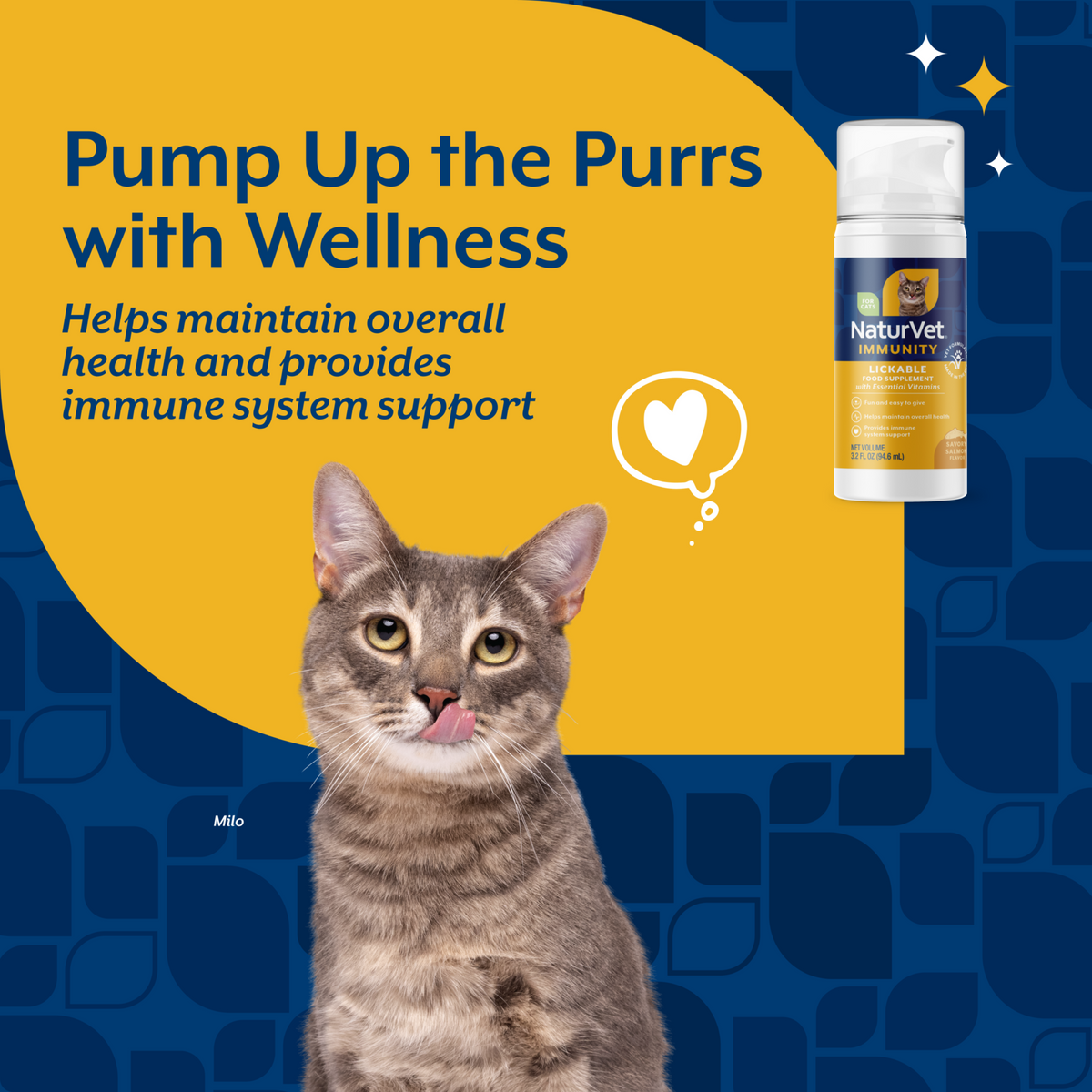 Naturvet Lickable Immunity Supplement for Cats 3 oz