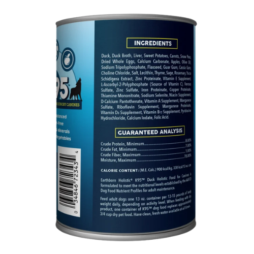Earthborn Holistic K95 Duck Recipe Grain-Free Canned Dog Food
