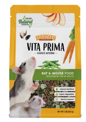 Sunseed Vita Prima Rat & Mouse Food 2 lb