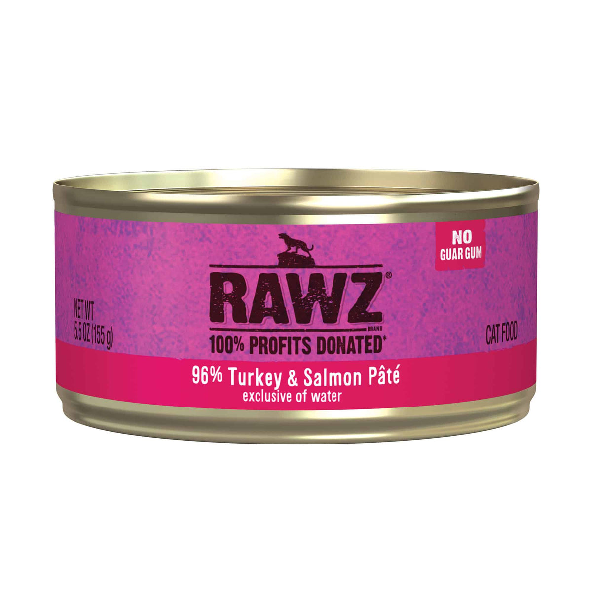 Rawz 96% Turkey & Salmon Pate Canned Cat Food