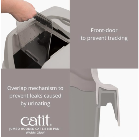 Catit Hooded Cat Litter Box Jumbo