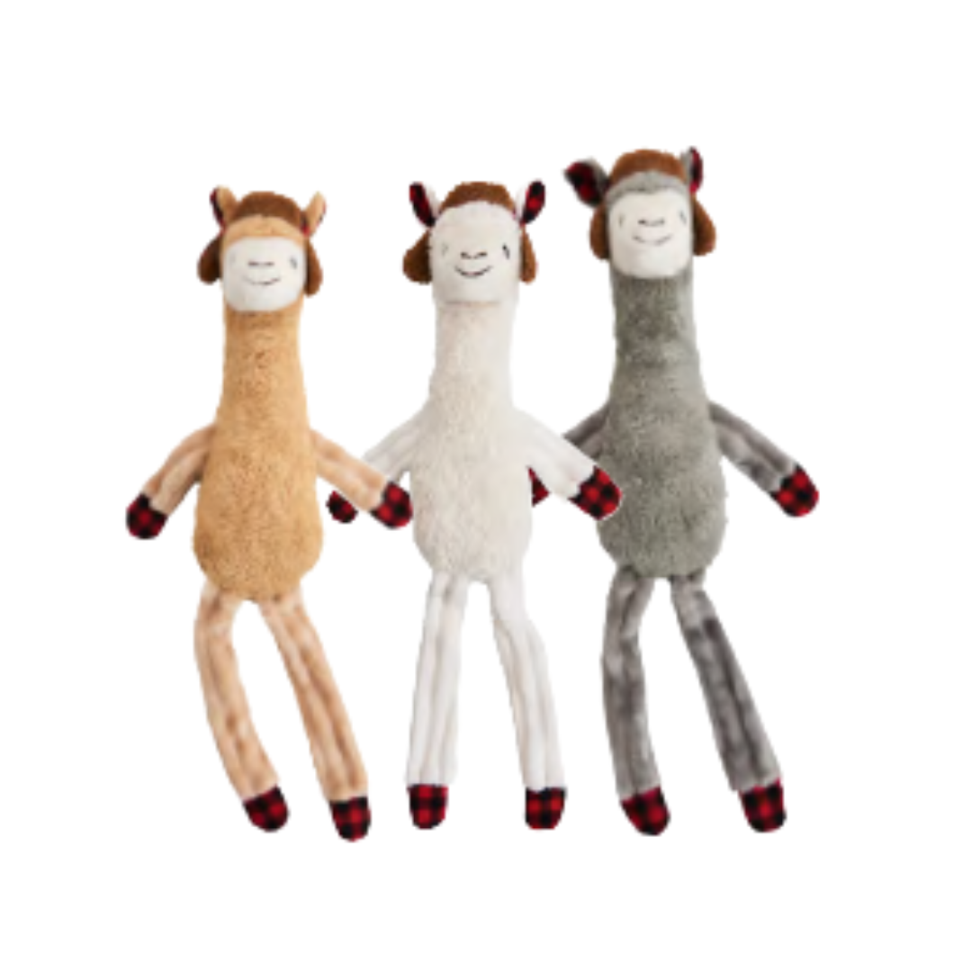 Spot Holiday Llamas Plush Dog Toy, Assorted 23 in